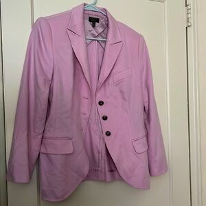 escada pink cashmere jacket size: 40